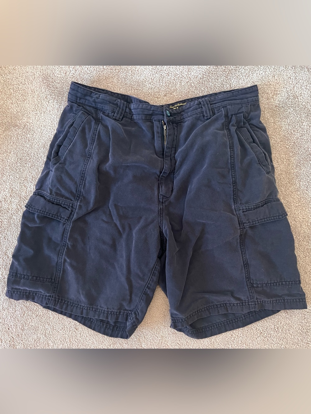 Tommy Bahama Navy Blue Cargo Shorts
